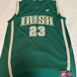 Nike Green and Cream Basketball Jersey 23